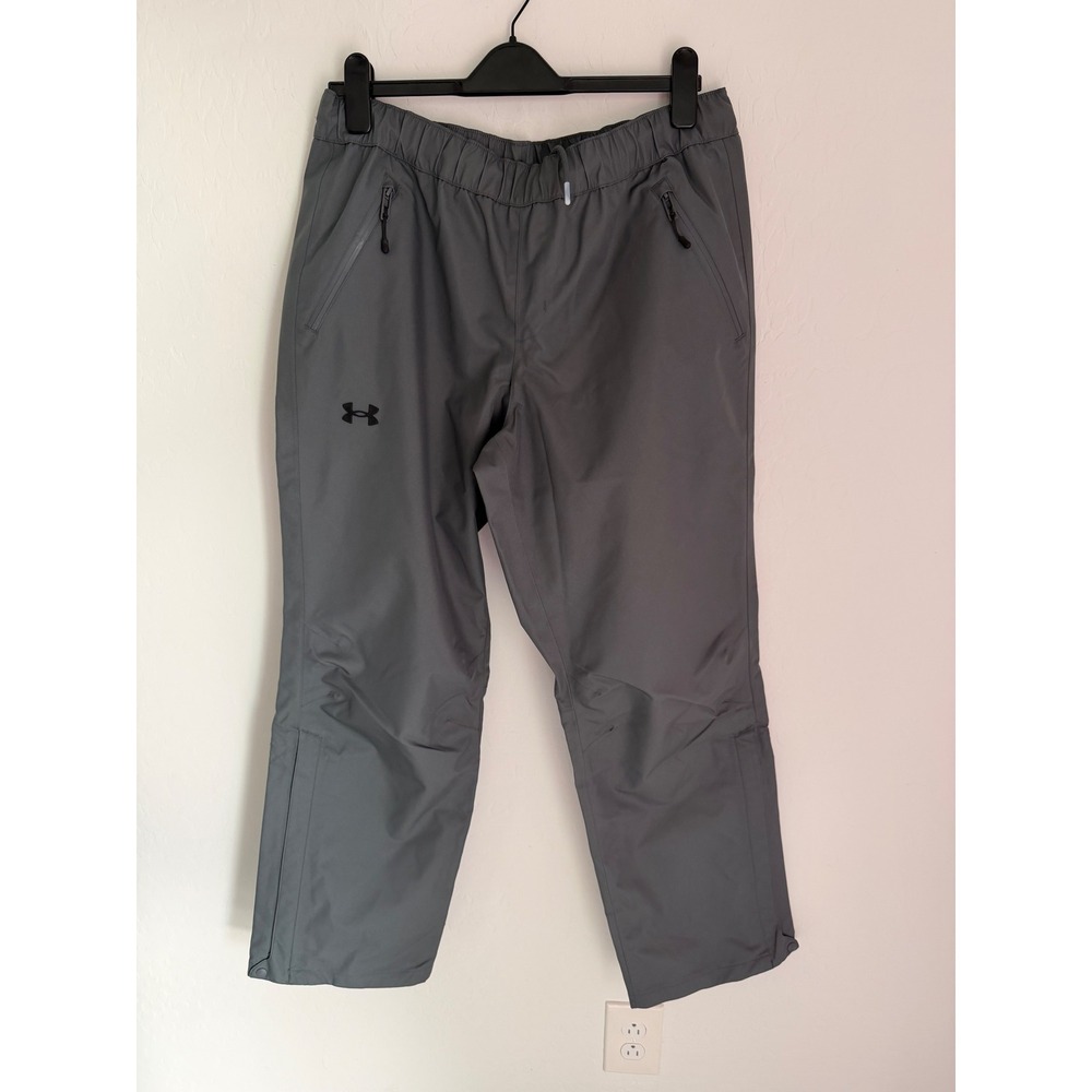 UNDER ARMOUR Stormproof Waterproof/Windproof Lined
Women's Rain Pants Size L NWT